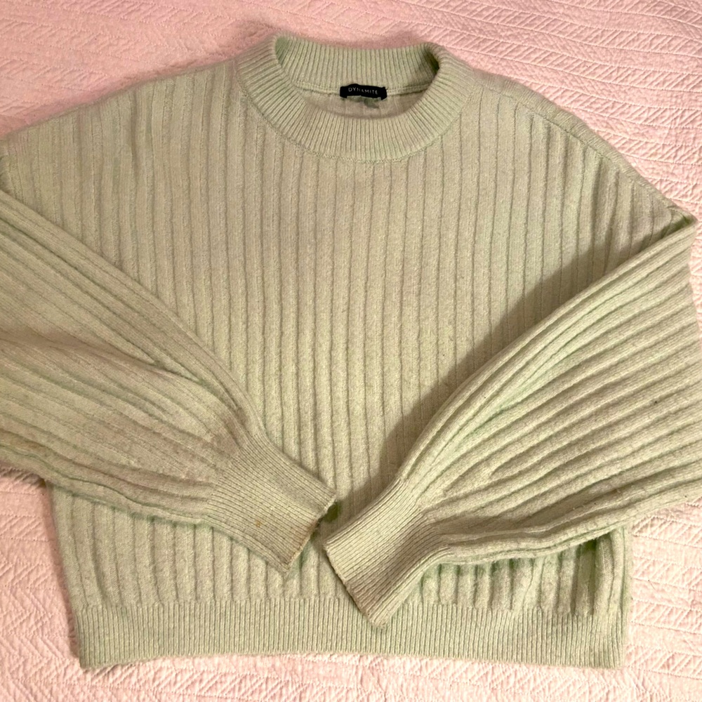Bright green Dynamite sweater